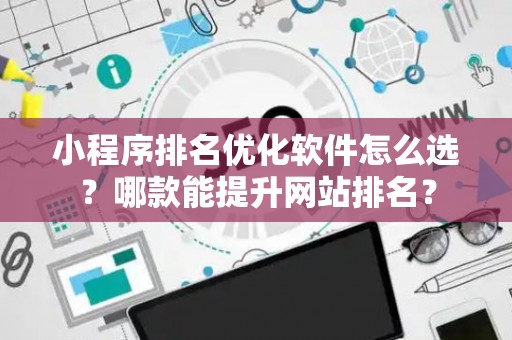 小程序排名优化软件怎么选？哪款能提升网站排名？